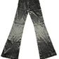 Y2k Scusa Low Waist Flared Pants Black - XL