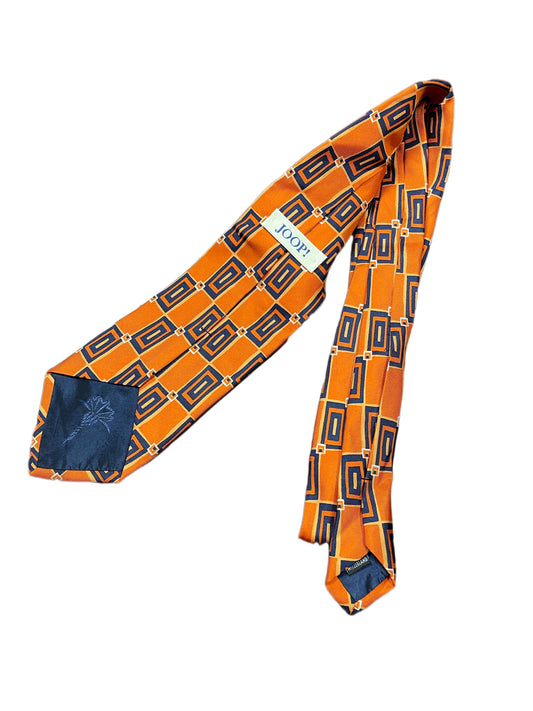Vintage Joop Silk Tie Orange