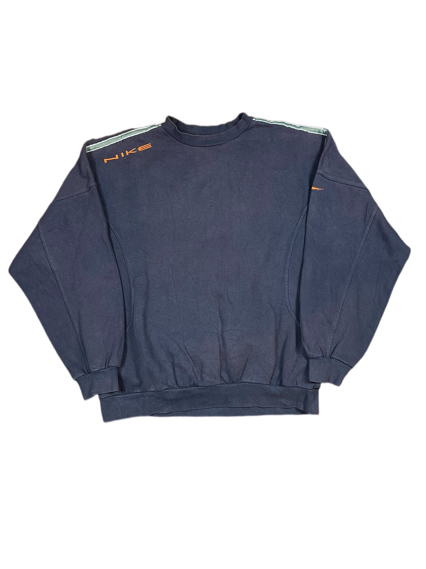 Vintage Nike 1990s Sweatshirt Navy - L