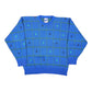 Vintage Claxon Knitted Sweatshirt Blue Green - L