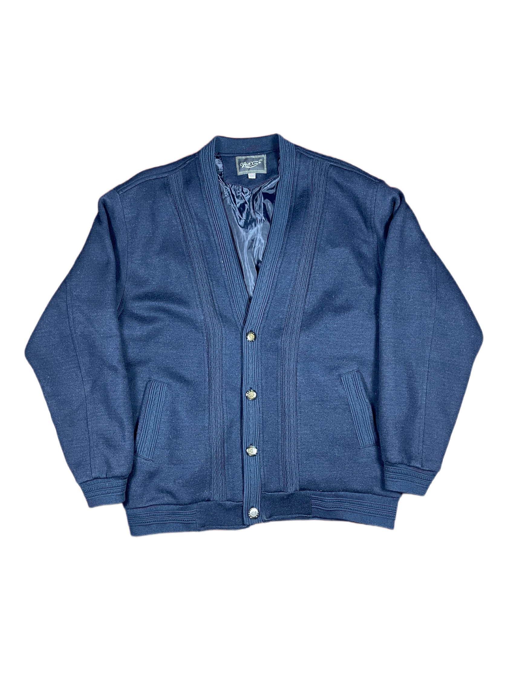 Vintage Ave Xu Cloth Jacket Navy - L