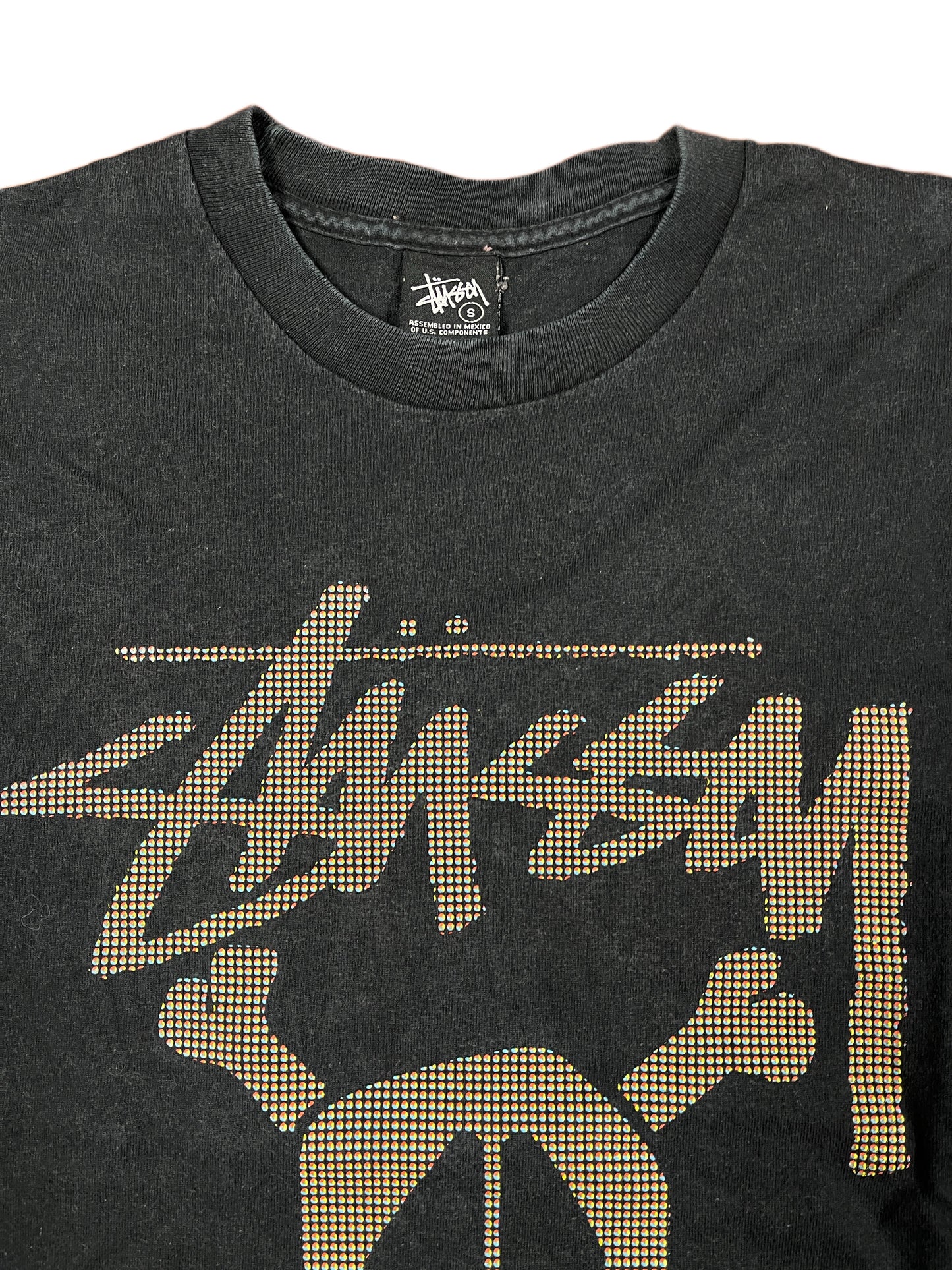 Vintage Stussy T-Shirt Black - S