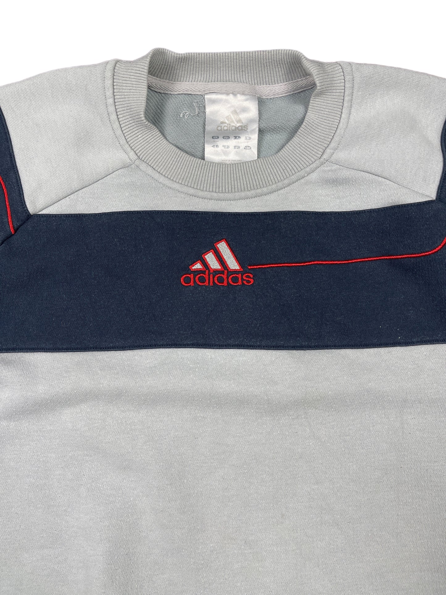 Y2k Adidas 2006 Sweatshirt Gray - M