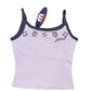 Y2k Mistral Sleeveless Top Purple Lilac - S