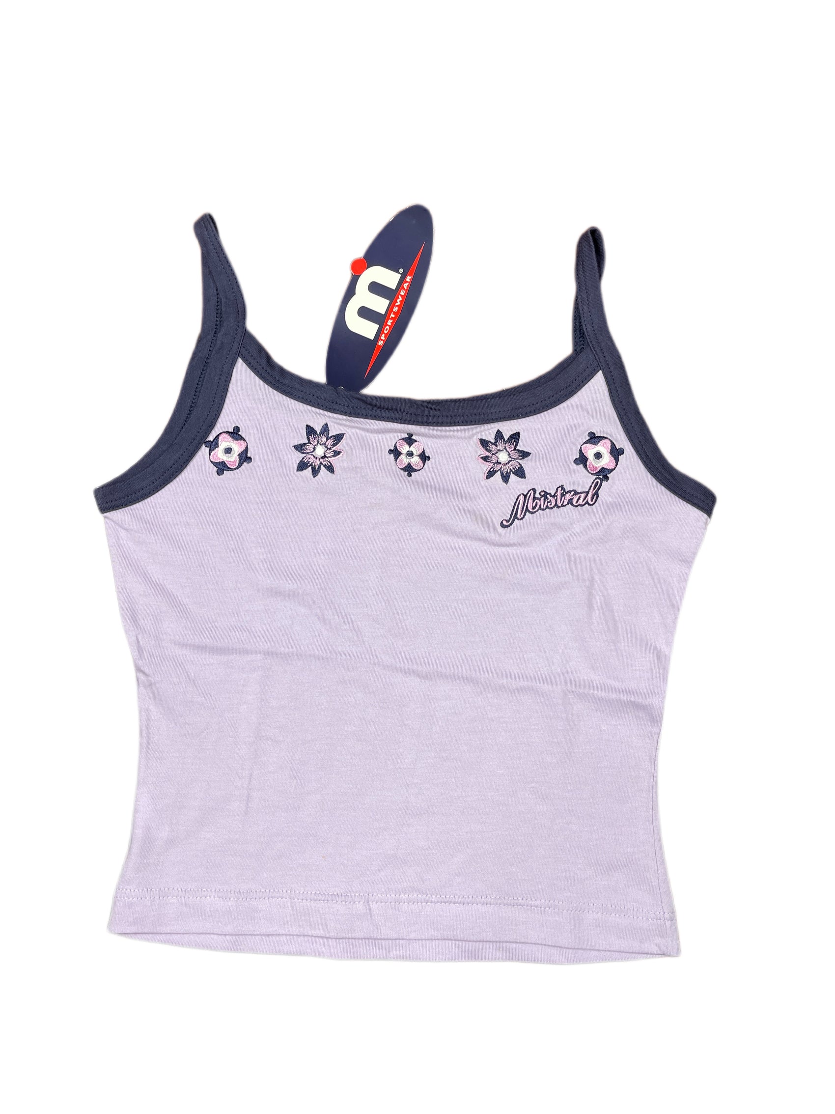 Y2k Mistral Sleeveless Top Purple Lilac - S