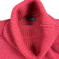 VIntage Guitare Knitted Turtleneck Sweatshirt Red - S/M