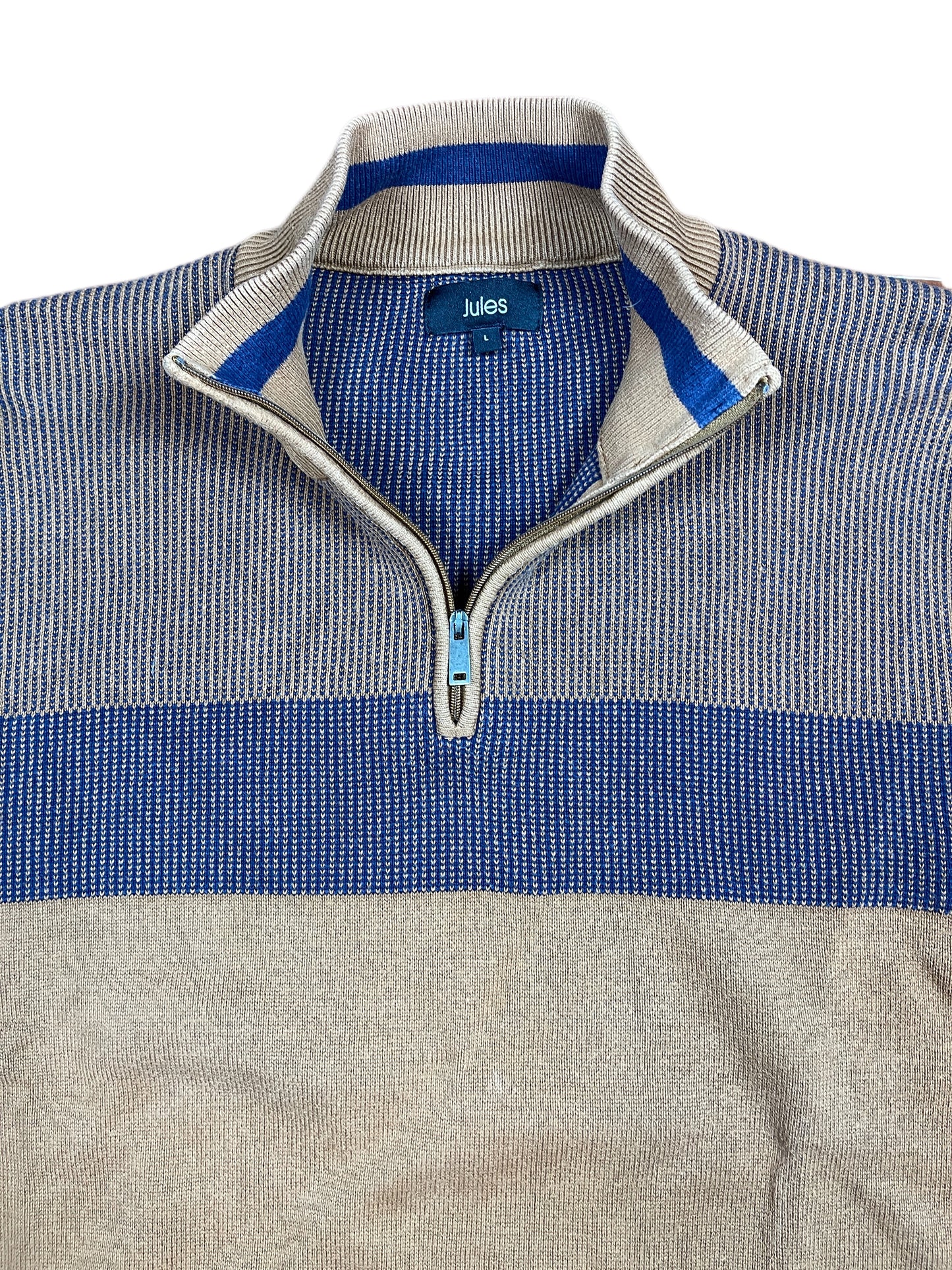 Vintage Jules Zip Sweatshirt Brown - L