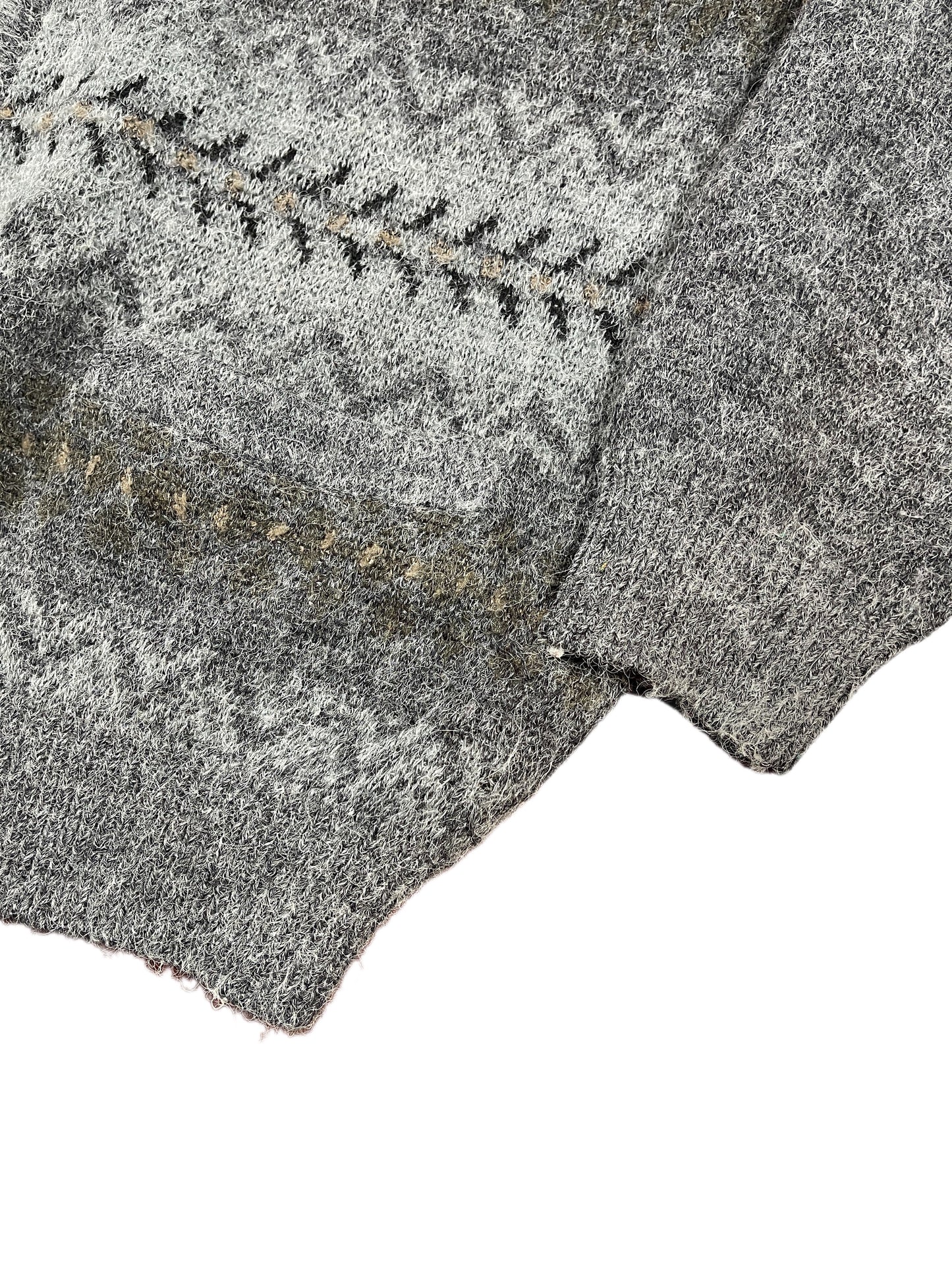 Vintage Decrillon Cardigan Gray - L