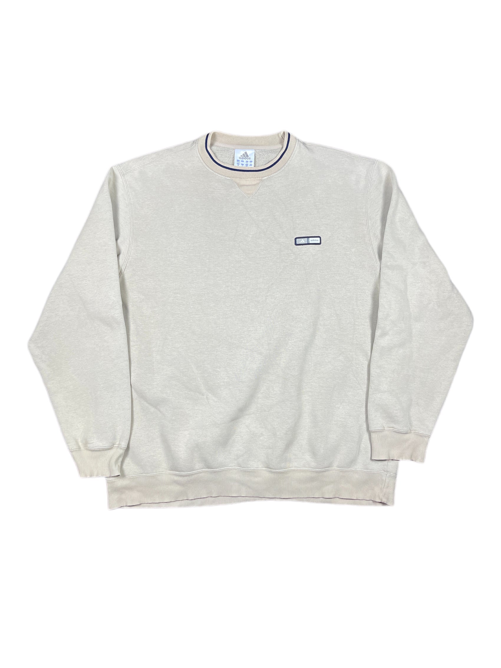 Vintage Adidas Sweatshirt Cream - XXL/XXXL