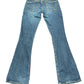 Y2k Levi's Low Waist Boot Cut Denim Pants Blue S