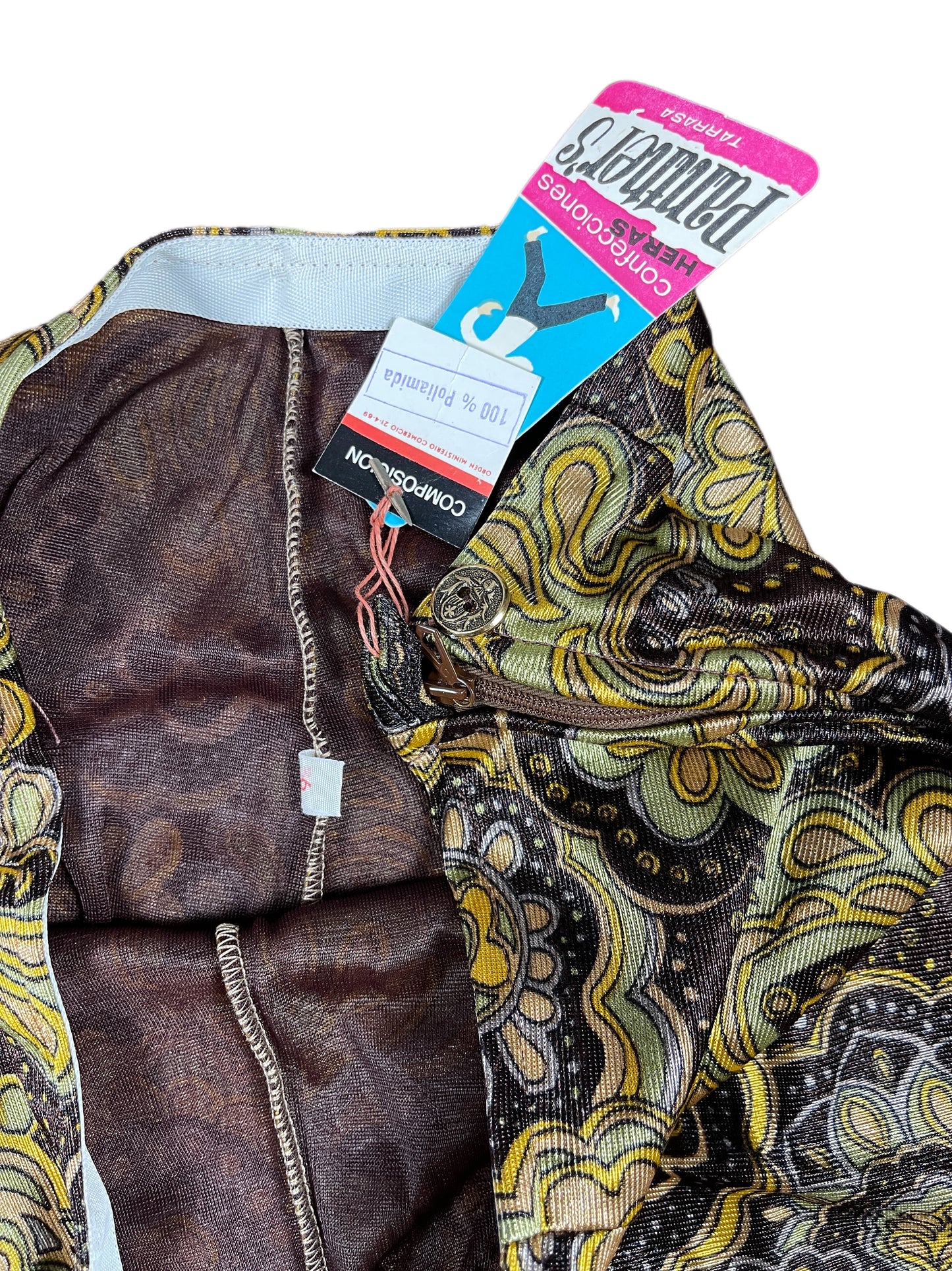 Vintage Shorts Brown Gold - XS