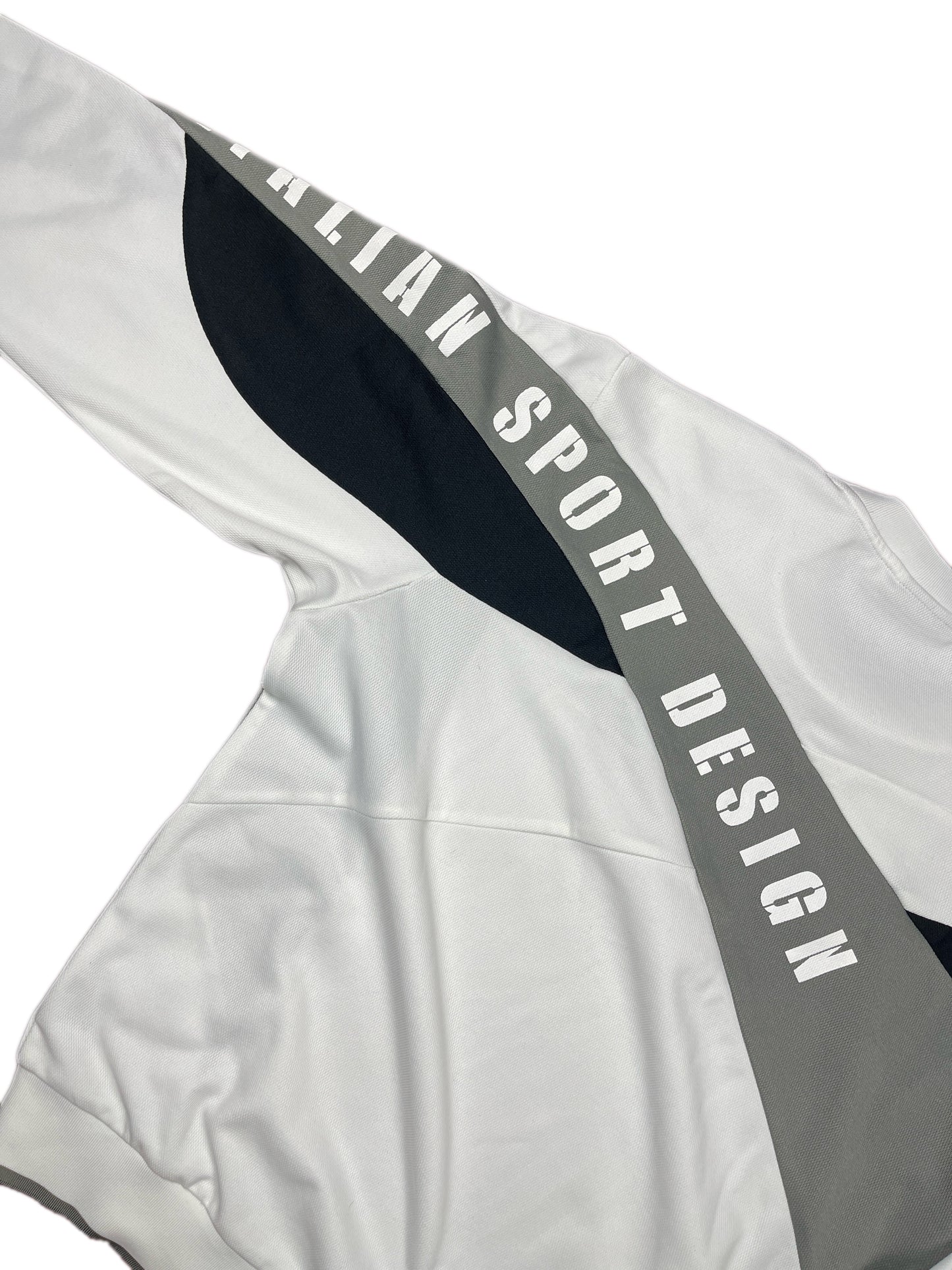 Y2k Lotto Sport Sweatshirt White Gray - XL