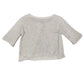 Vintage Knitted Short Sleeve Top Creme - XXL