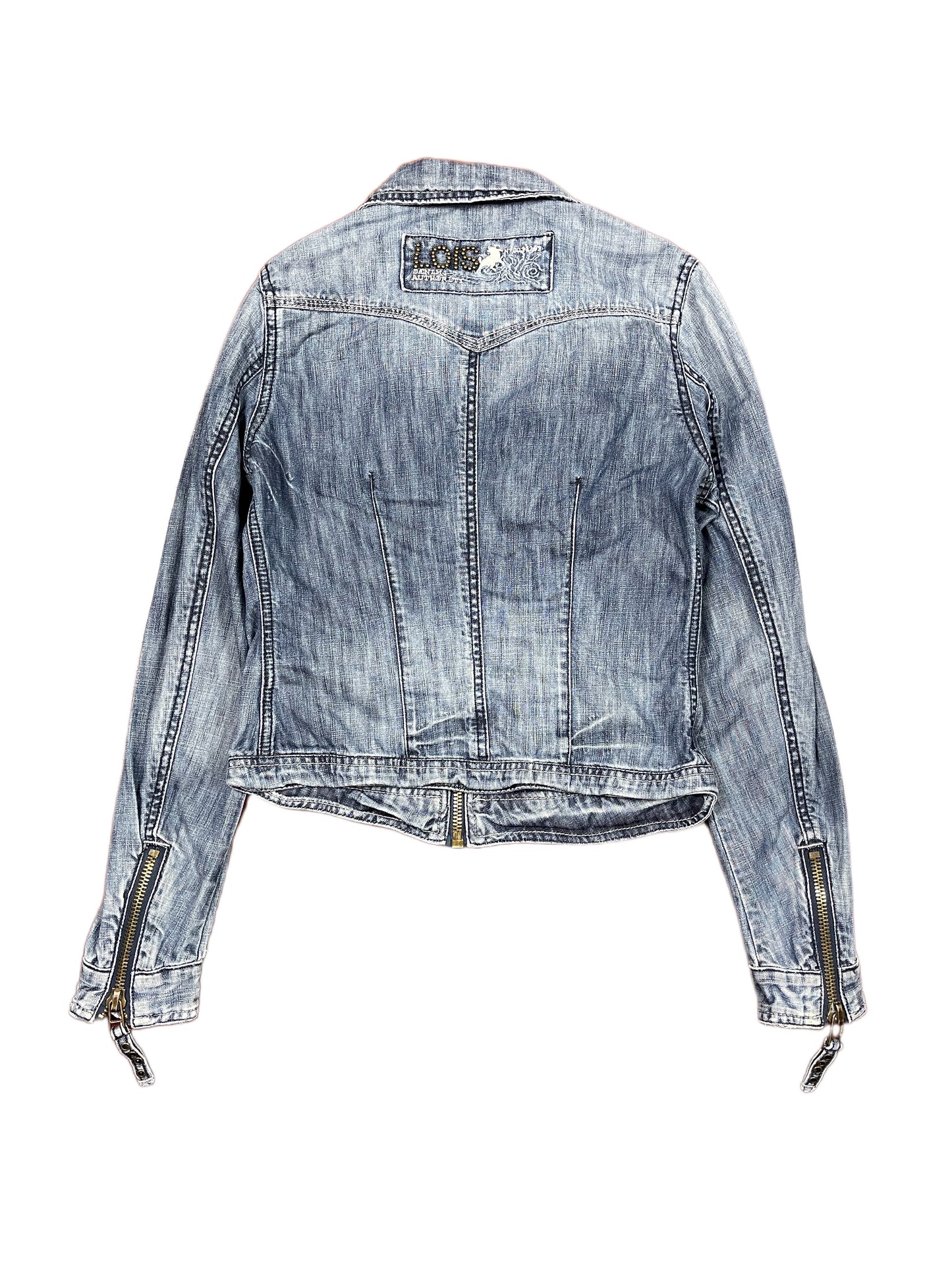 Y2k Lois Denim Jacket Blue - S
