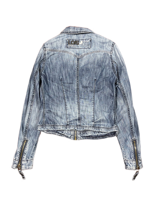 Y2k Lois Denim Jacket Blue - S