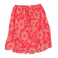 Y2k Midi Skirt Coral - S