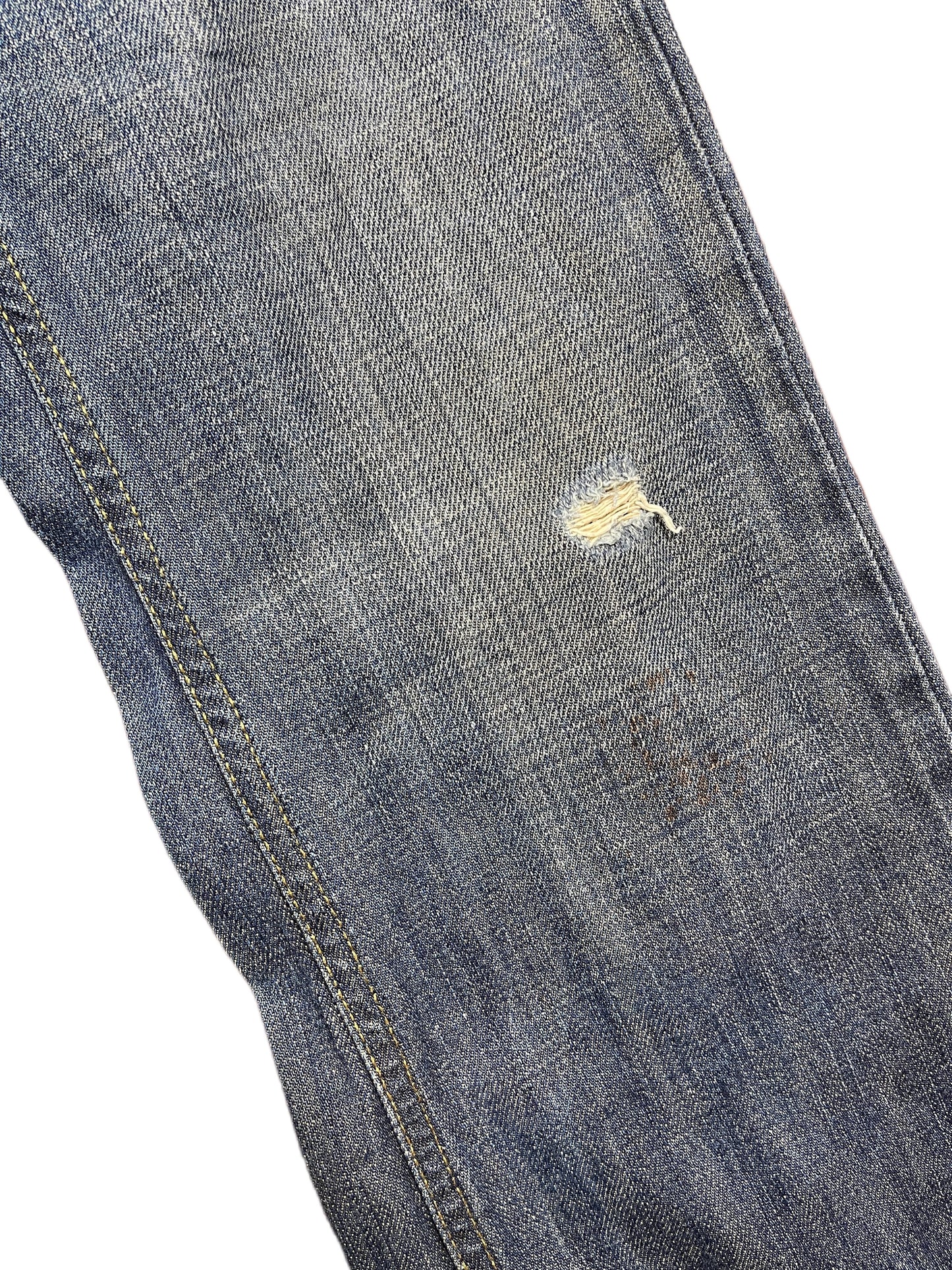 Y2k Fornarina Low Waist Flared Denim Pants Blue - M/L