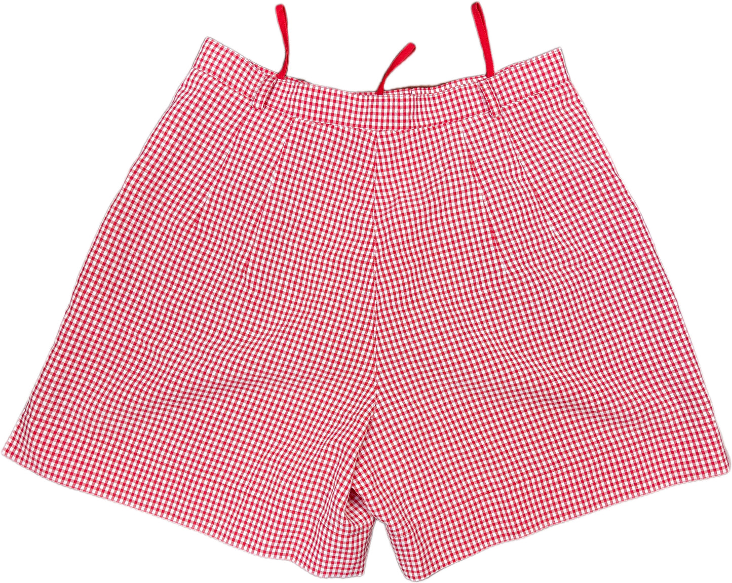 Vintage Ludwig Beck Red Shorts Viscose Blend XL