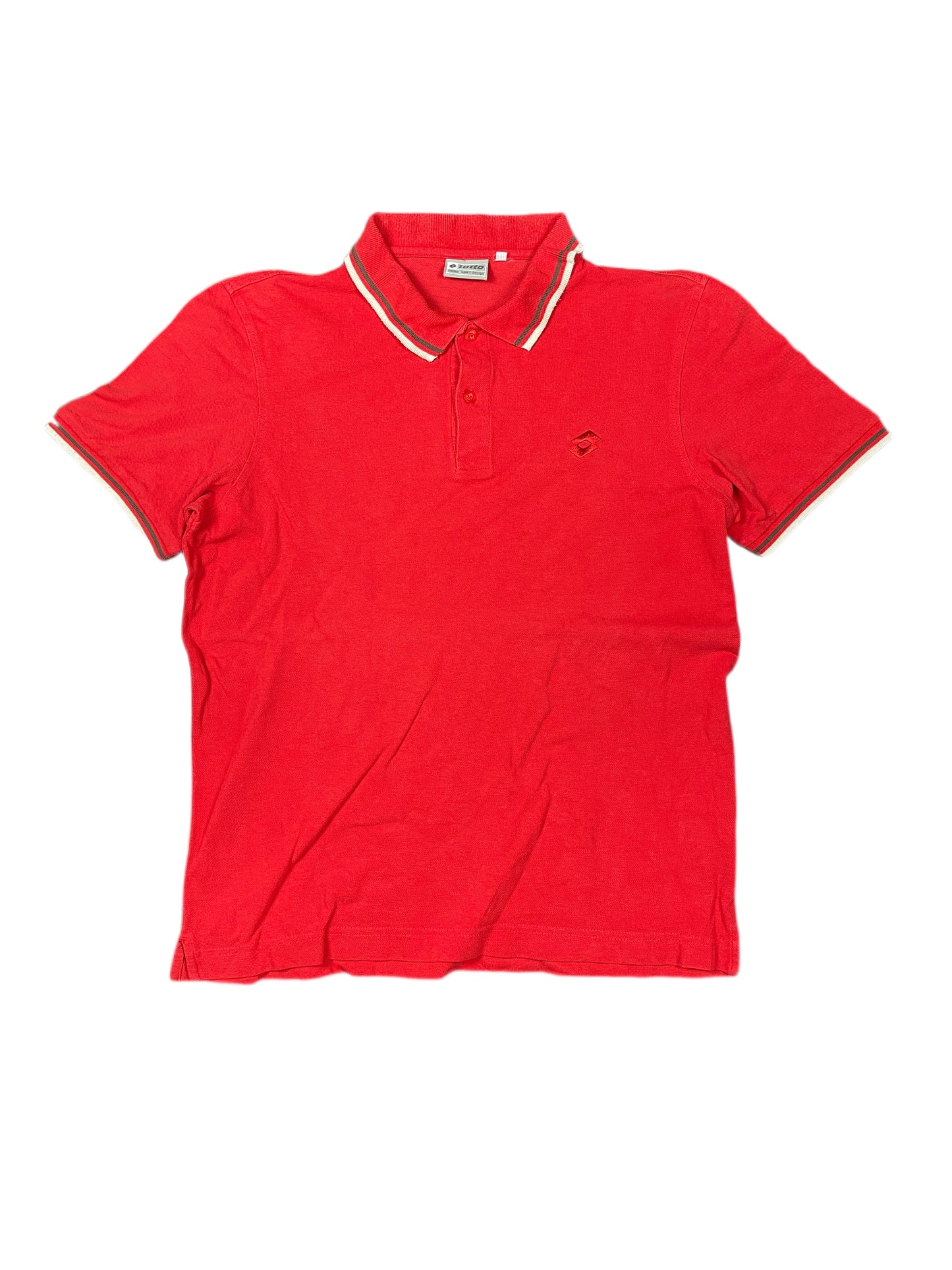 Vintage Lotto Polo Shirt Red - S