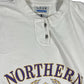 Vintage Nothern Iowa Longsleeve Dress Sweatshirt White - XL