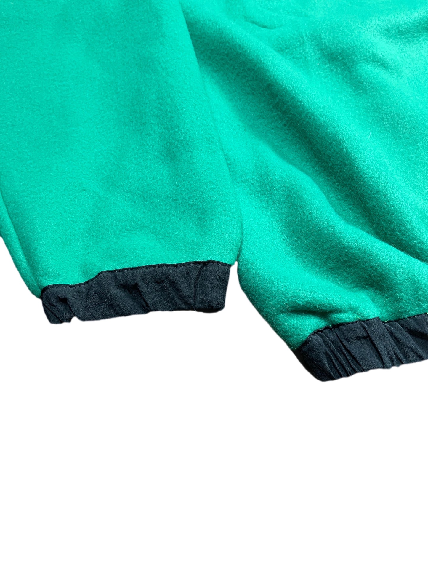 VIntage Kappa Olimpic Games Seoul and Roma 1987-1988 Deadstock Fleece Zip Sweatshirt Green - L