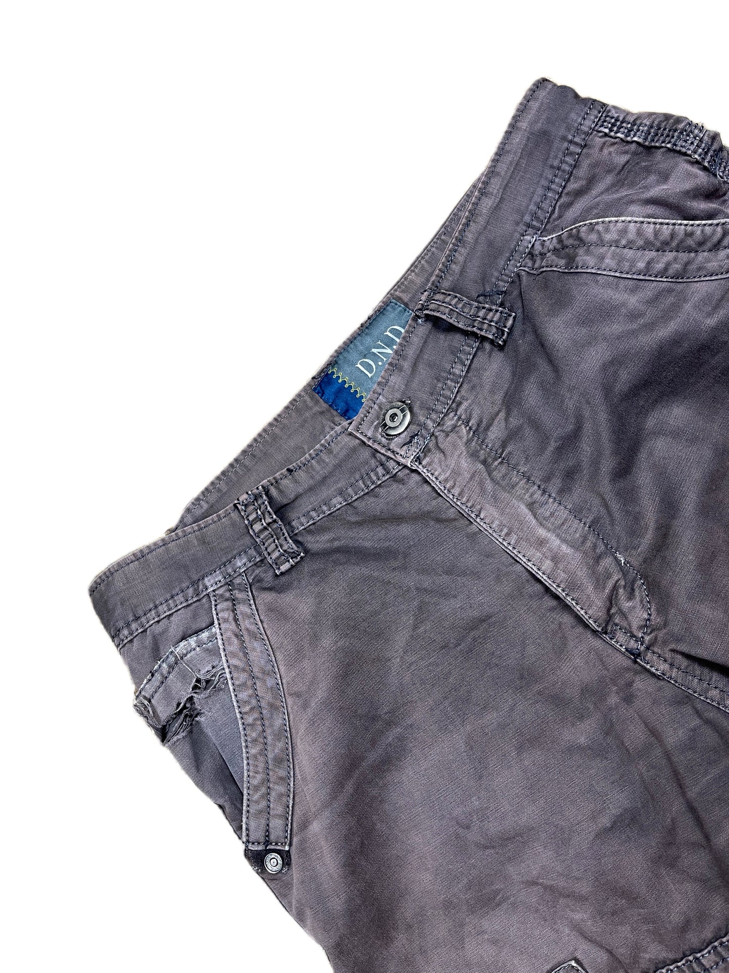 Y2k D.N.D. Cargo Pants Brown - XXL