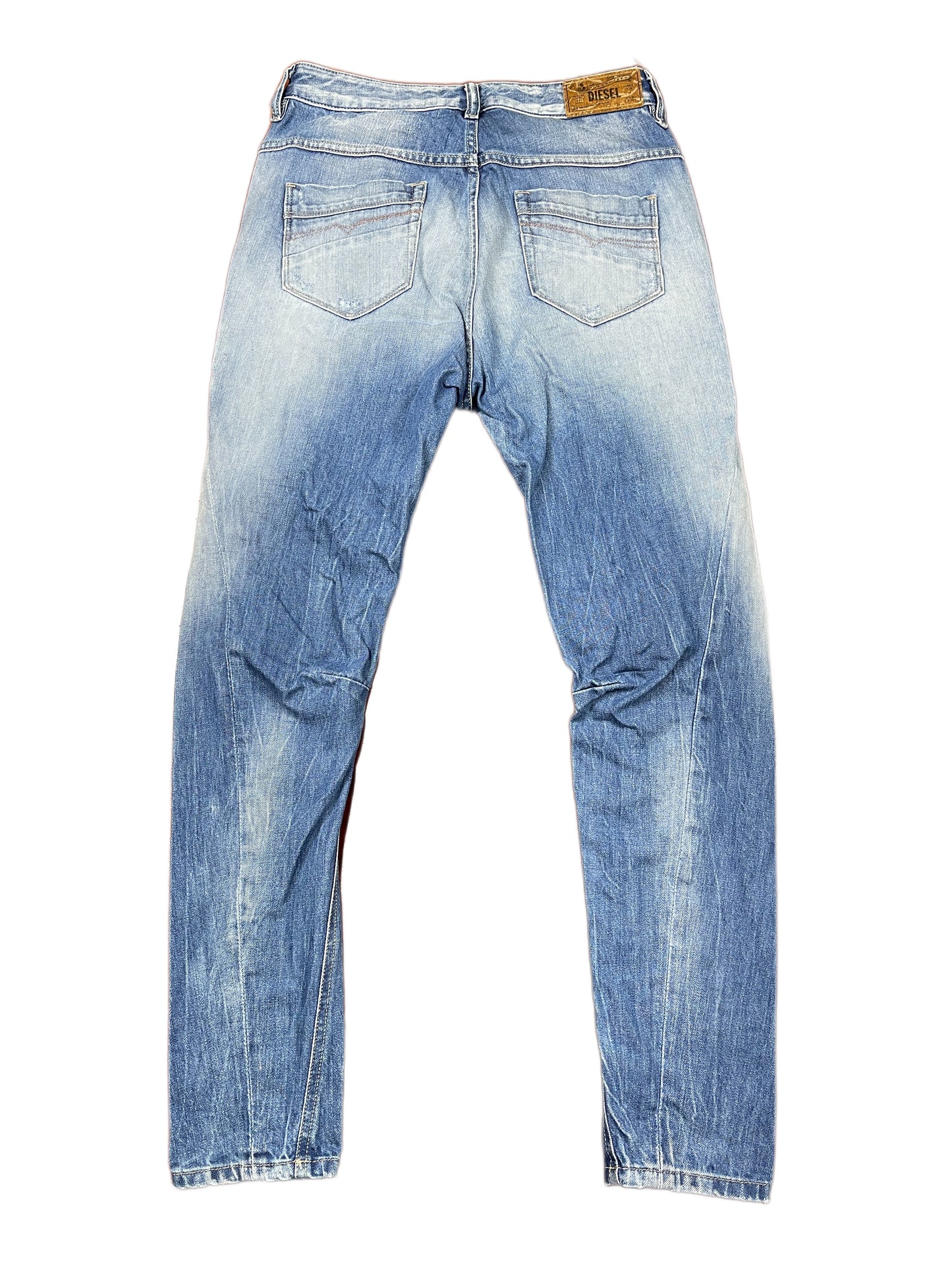 Y2k DIesel Opium Denim Pants Blue White - XS/S