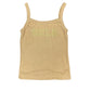 Y2k Sleeveless Top Brown - M