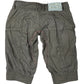 Y2k Miss Sixty Low Waist Capri Shorts Khaki - XS