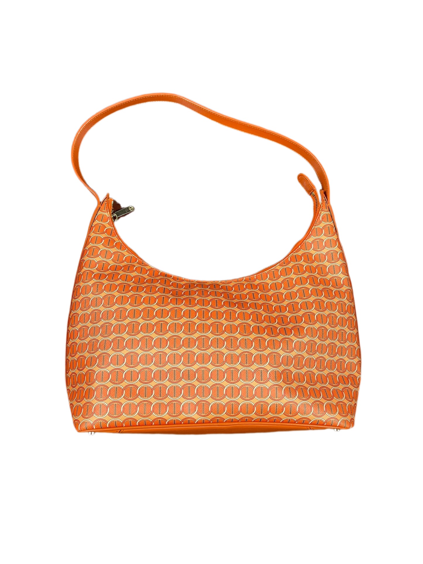 Davidoff Leather Shoulder Bag Orange