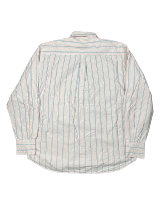 Vintage Titto Bluni Long Sleeve Shirt Striped Rose - L