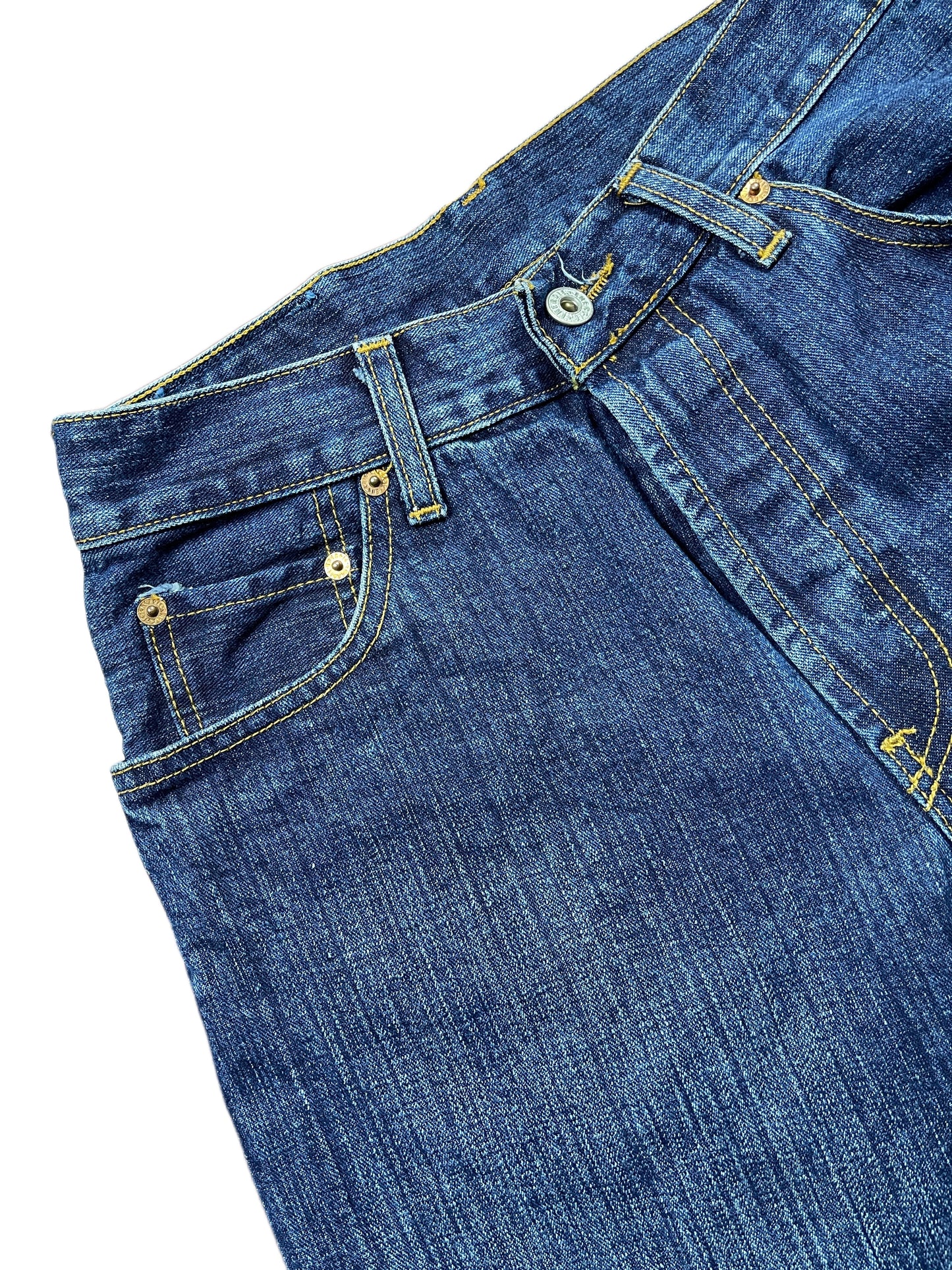 Y2k Energie Bootcut Denim Pants Blue - S/M