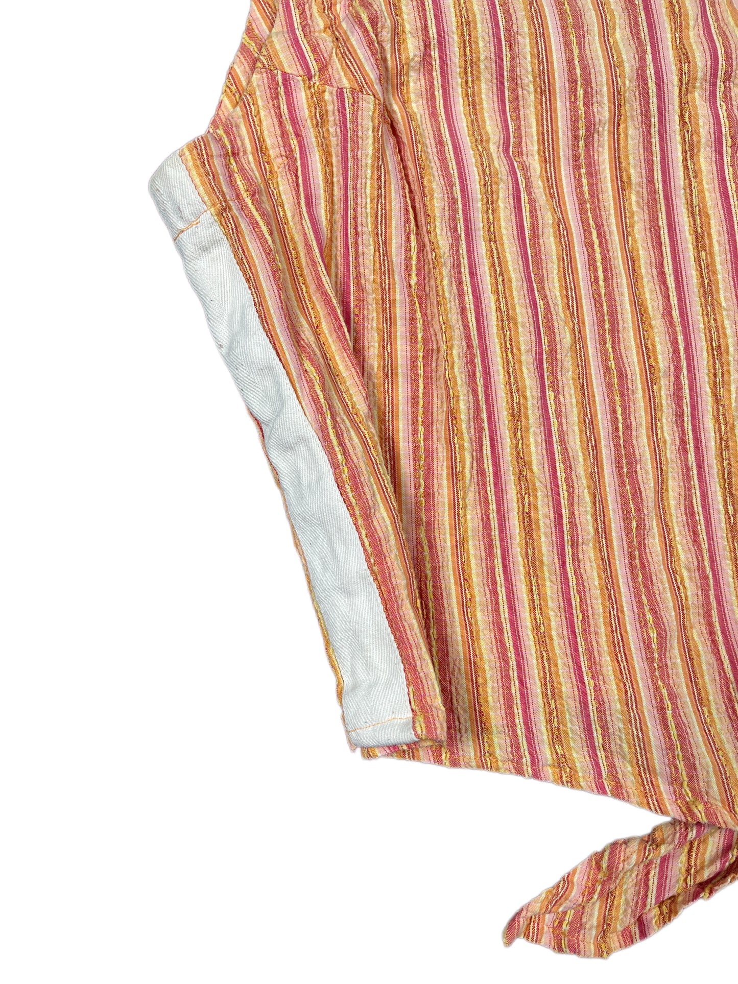 Y2k Murphy & Nye Sleeveless Top Orange - M/L