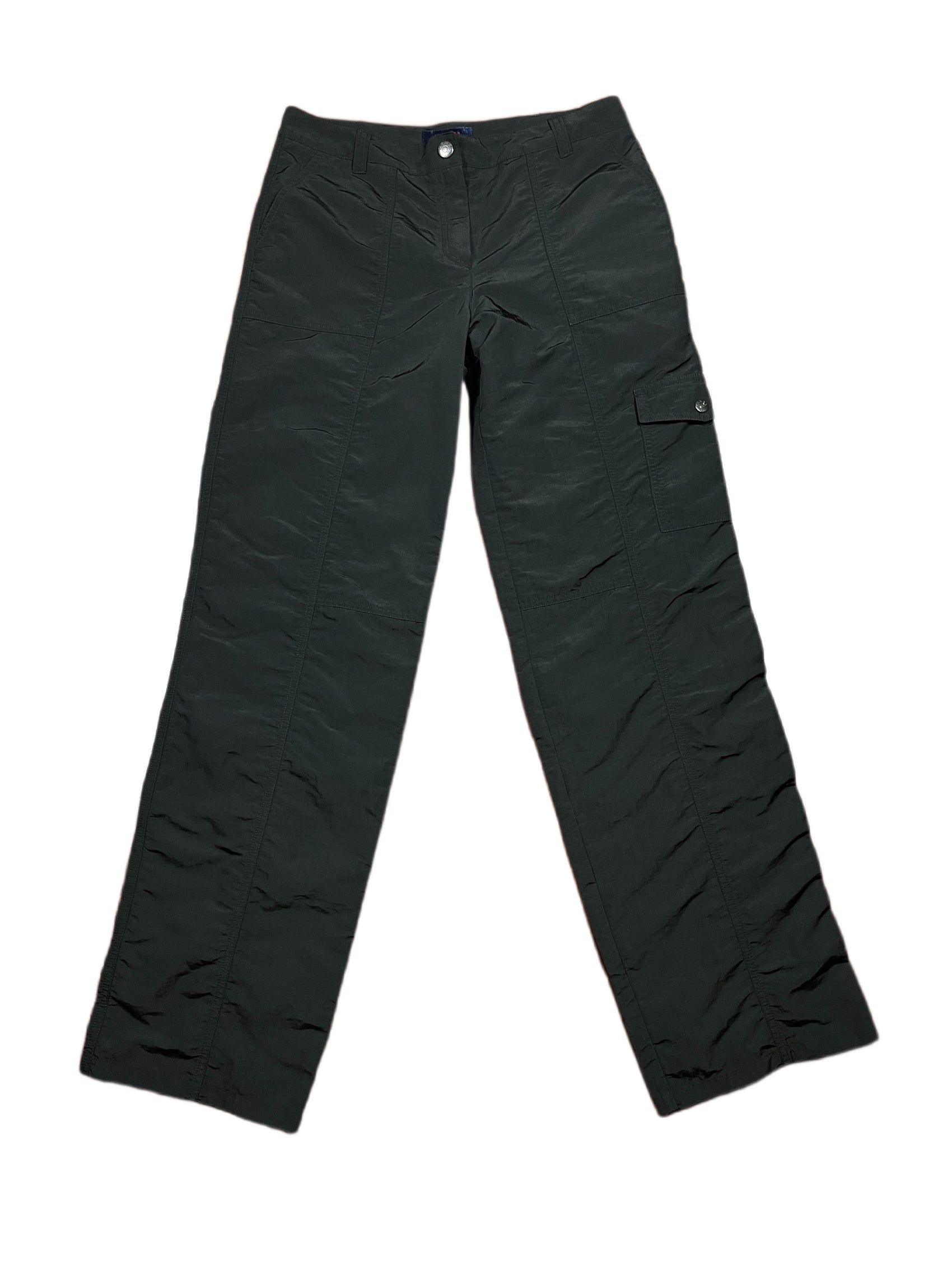 Y2k 2000s Kenzo Jeans Nylon Sport Pants Black L