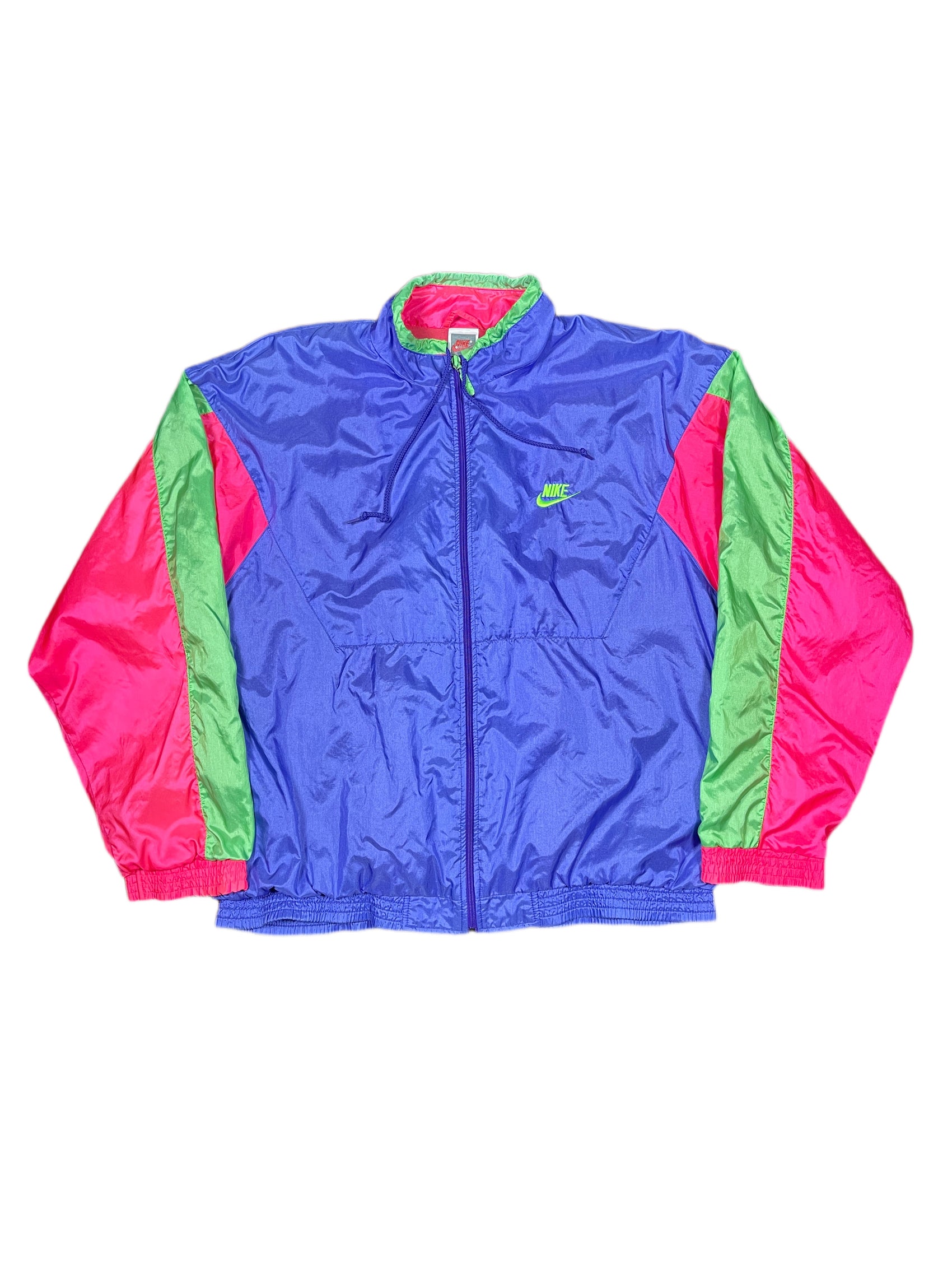 VIntage Nike 1980s Sport Jacket Multicolor Purple - M