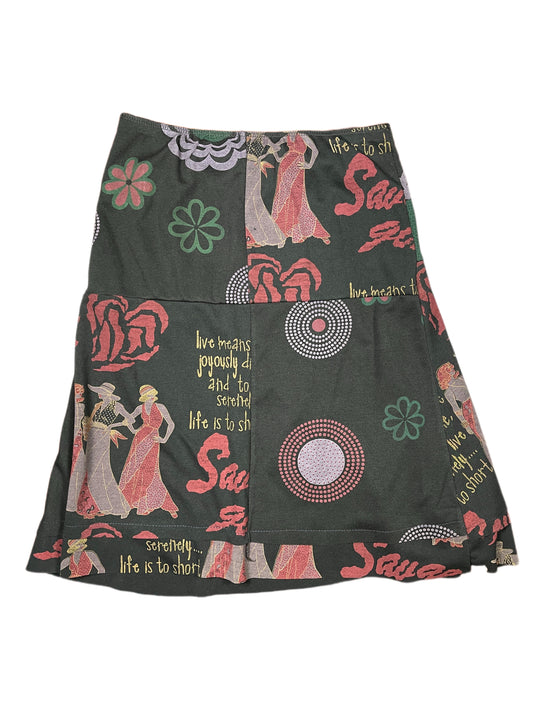 Y2k Skirt Black - L