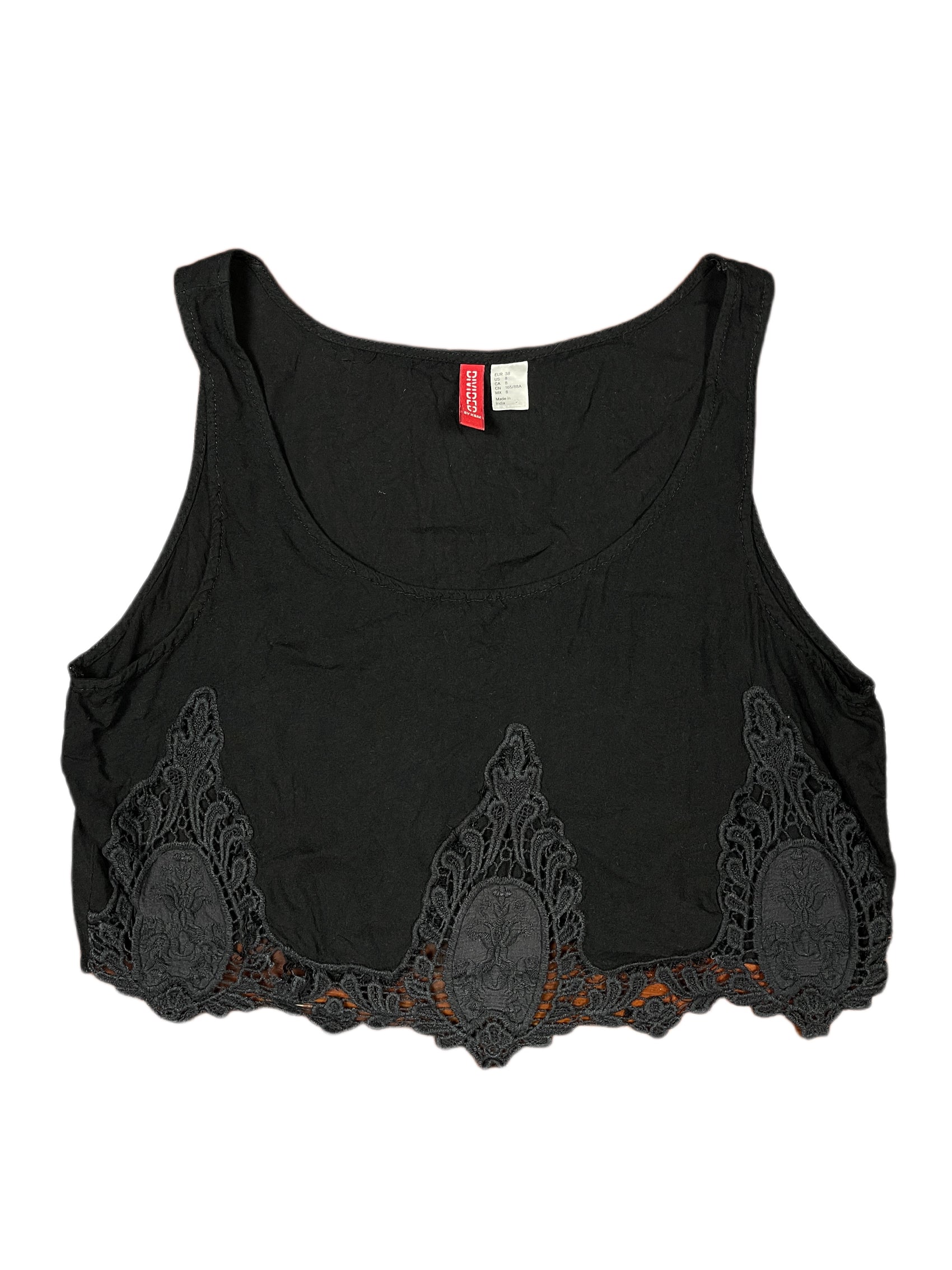 H&M Sleeveless Top Black - M