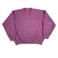 Vintage Stitch Fred Chunky Knitted Sweatshirt Red Green - L