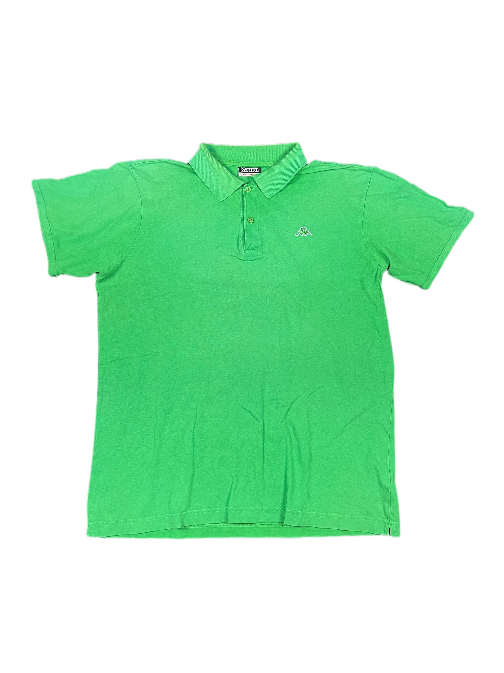 Vintage Kappa Polo Shirt Green - XL