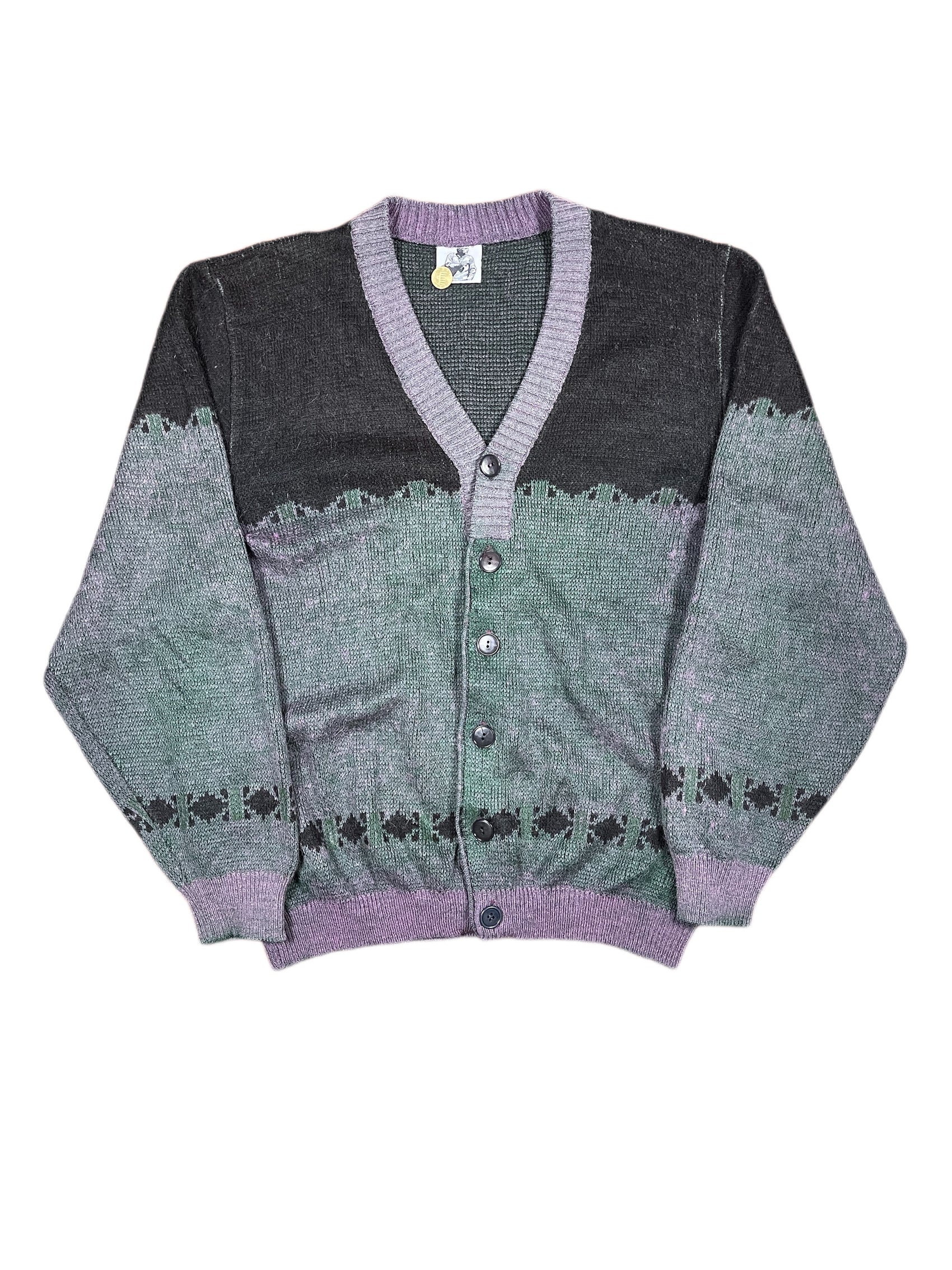 VIntage Selecpunt Knitted Cardigan Multicolor - L