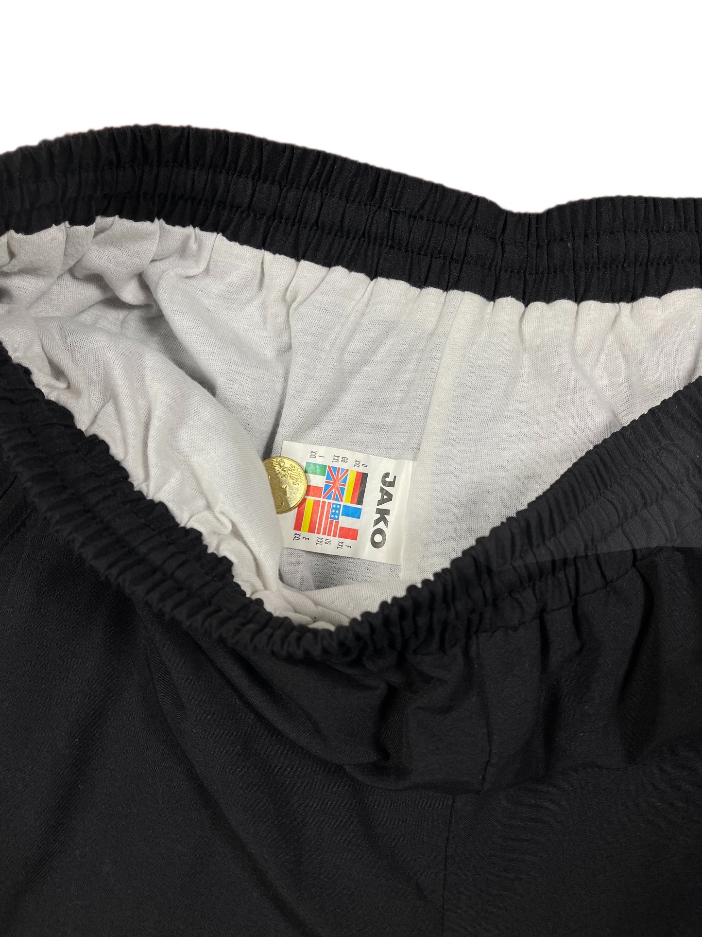 Vintage Jako Sport Pants Black Red - XXL