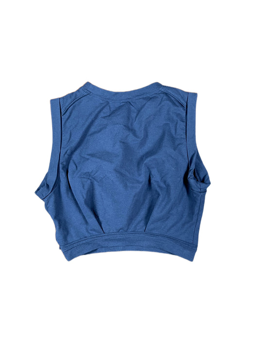 Y2k Sleeveless Top Navy - S