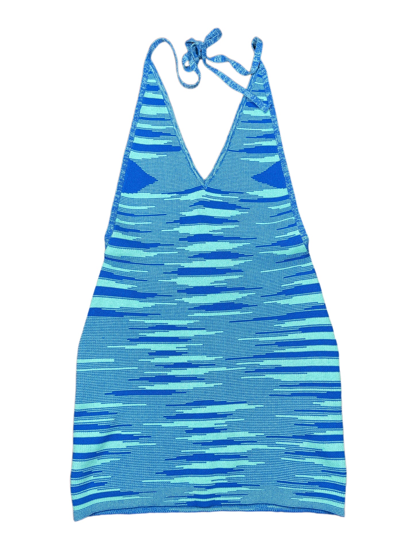 Sleeveless Dress Blue M