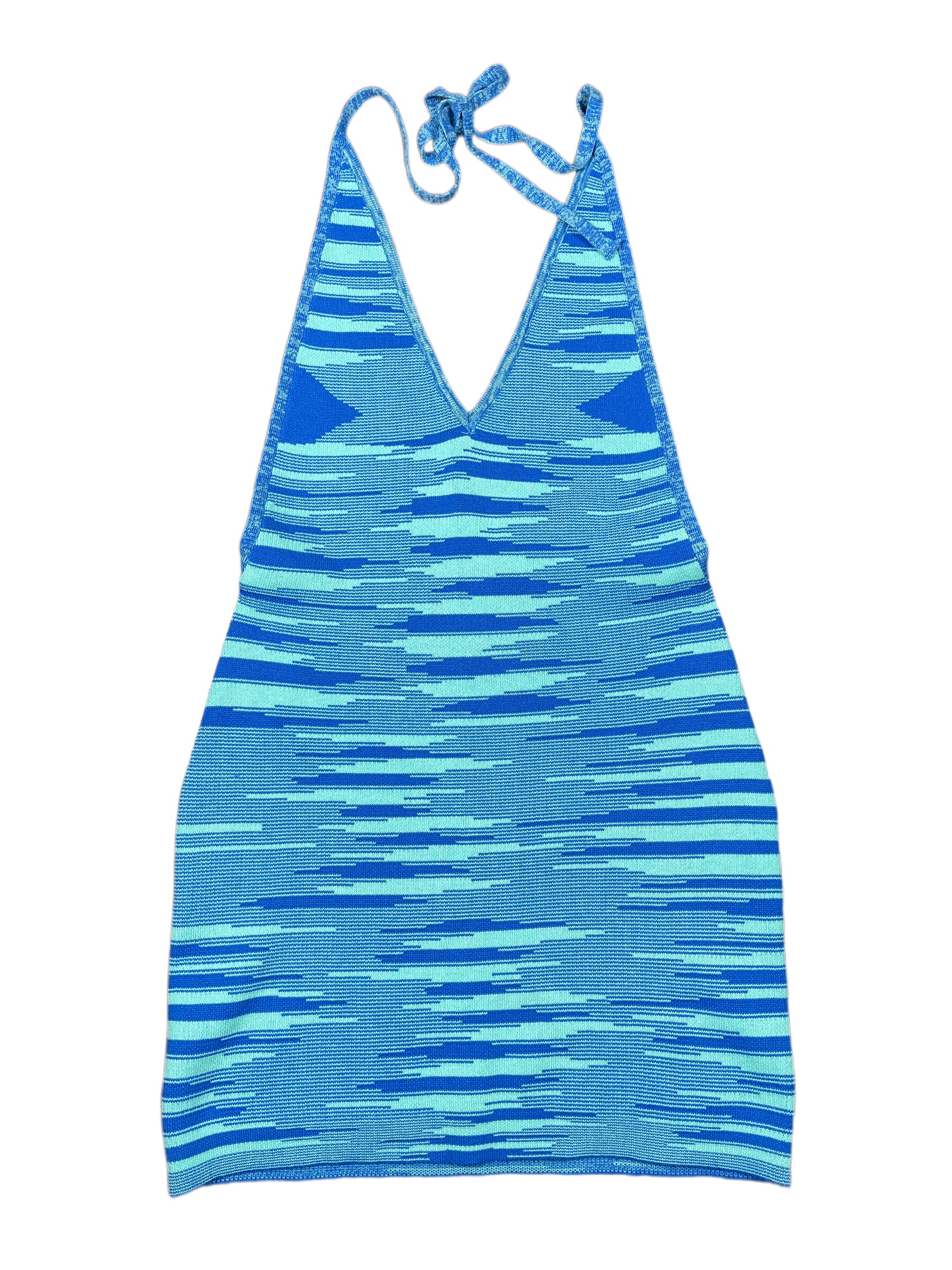 Sleeveless Dress Blue M
