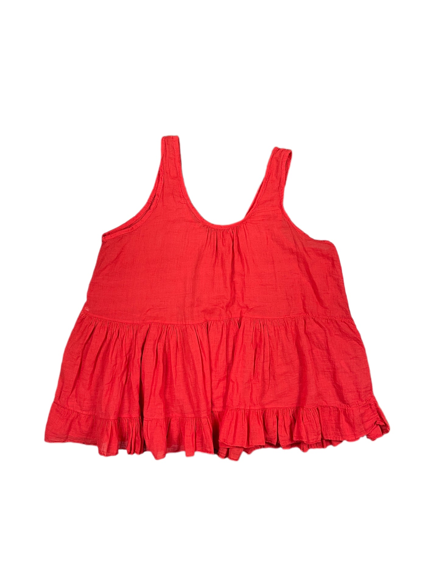 Vintage Sleeveless Top Red - XXL