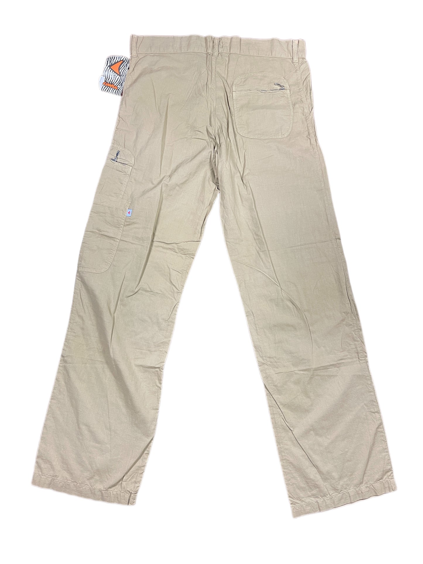 Y2k Cannibal Bootcut Cloth Pants Beige - XL
