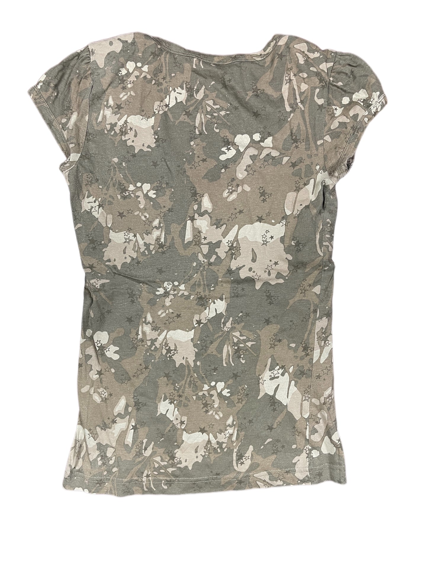 Y2k Esprit Short Sleeve Top Brown - M