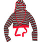 Y2k BbG Long Sleeve Top Hoodie Red Black - XL
