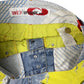 Y2k Take Two Denim Skirt Blue Yellow - S/M