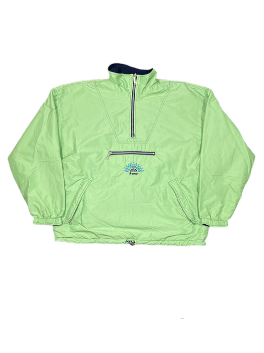 Vintage Löffler Reversible Fleece Green Navy - XL/XXL
